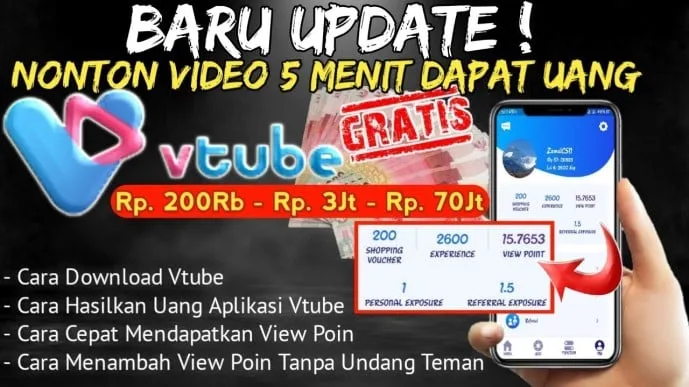Cara Daftar VTube di Telegram Terbaru, Praktis dan Mudah 1 Cara Daftar VTube di Telegram