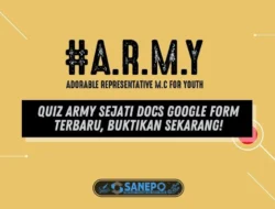 Quiz Army Sejati Docs Google Form Terbaru, Buktikan Sekarang!