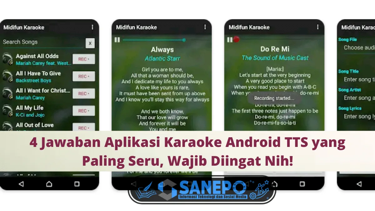4 Jawaban Aplikasi Karaoke Android TTS yang Paling Seru, Wajib Diingat Nih!