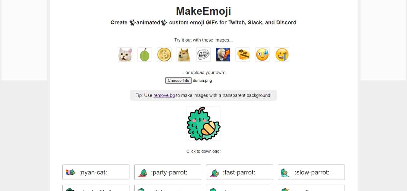 cara membuat emoji durian di tiktok