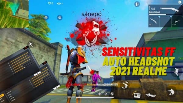 Sensitivitas FF Auto Headshot 2021 Realme Setelah Update