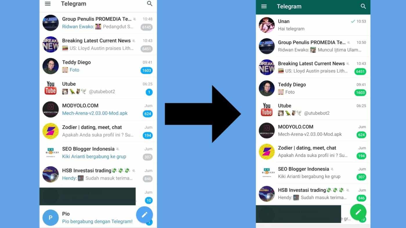 cara membuat telegram seperti whatsapp