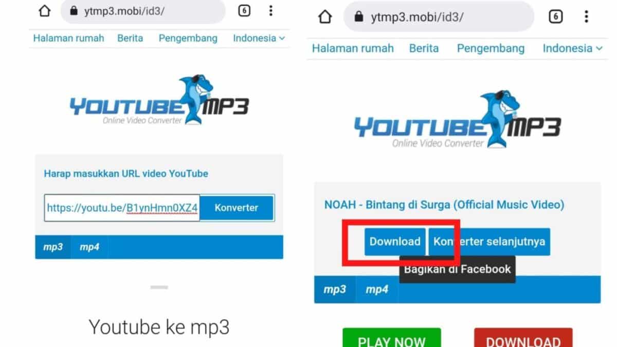 Convert Youtube ke MP3 Tanpa Aplikasi