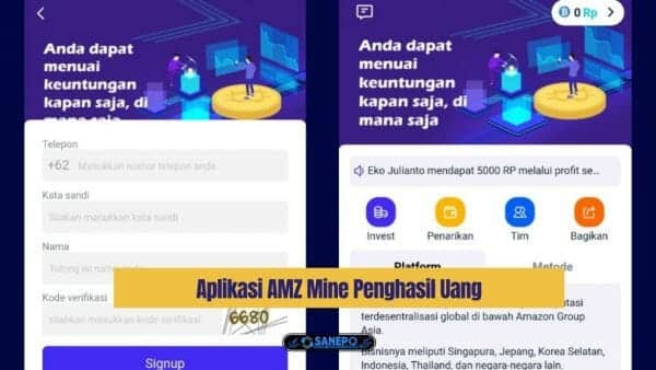 Aplikasi AMZ Mine Penghasil Uang Terbaru 2022