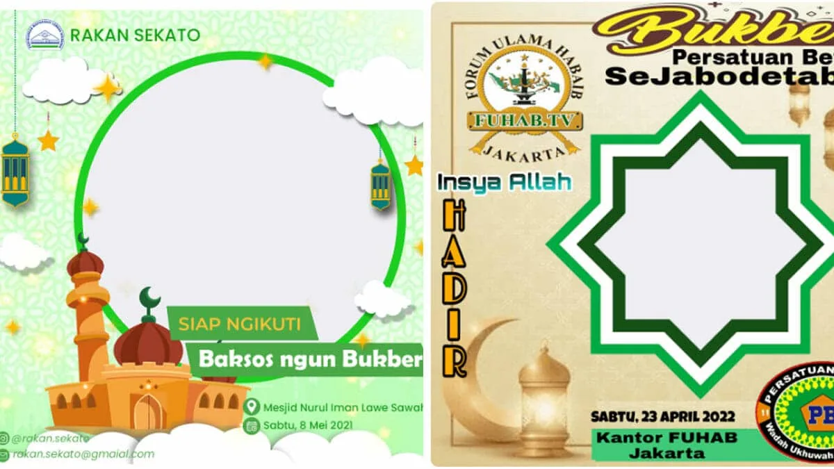 Link Twibbon Bukber 2022, Terbaru Buka Puasa Bersama Keluarga dan Teman Meriah