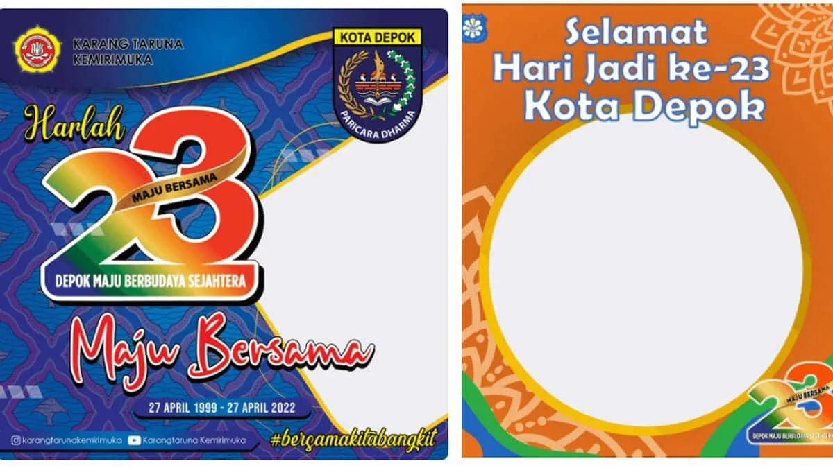 twibbon hari jadi kota depok
