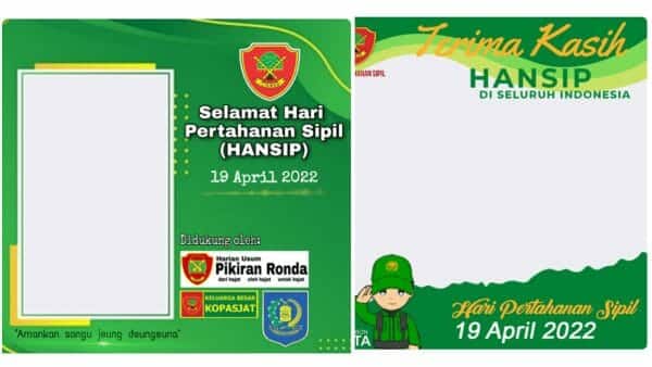 Link Twibbon Hari Hansip 2022, Terbaru untuk Korps Pertahanan Sipil