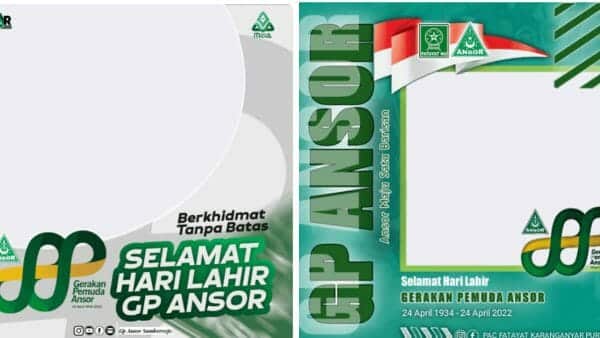 Link Twibbon Harlah GP Ansor ke-88, Terbaru 2002 Desain Keren