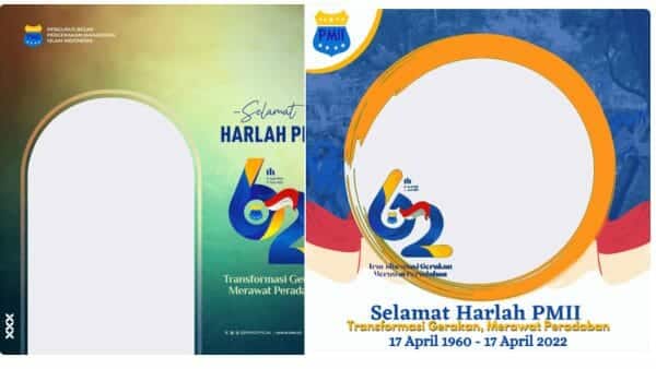 Link Twibbon Harlah PMII ke-62, Terbaru April 2022 untuk Foto Profil