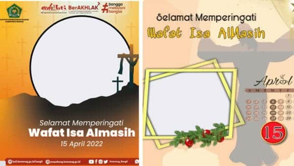 Link Twibbon Hari Jumat Agung 2022, Terbaru April untuk Share di Medsos