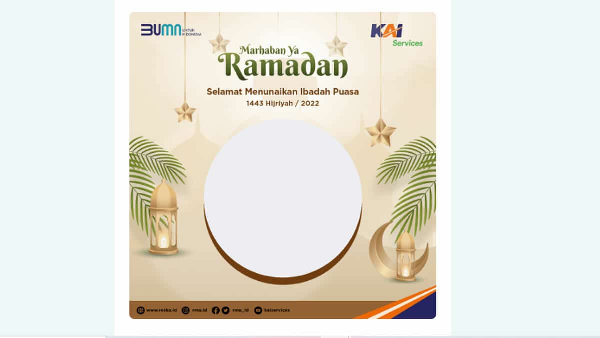 link twibbon ramadhan PT KAI