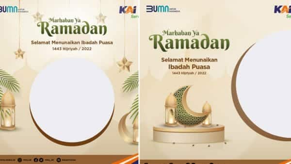 Link Twibbon Ramadhan PT KAI, Spesial untuk Pengguna Kereta Api di Puasa 1443 H