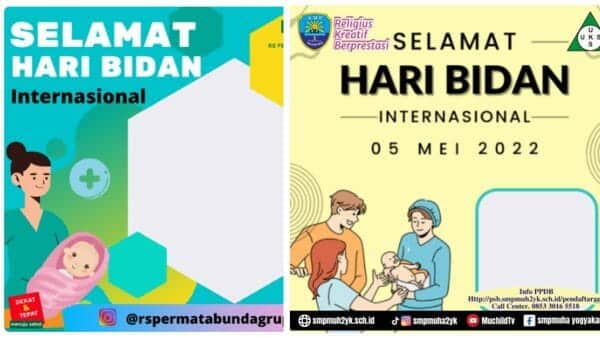 Link Twibbon Hari Bidan Internasional, Terbaru 2022 untuk Foto Profil Semua Medsos