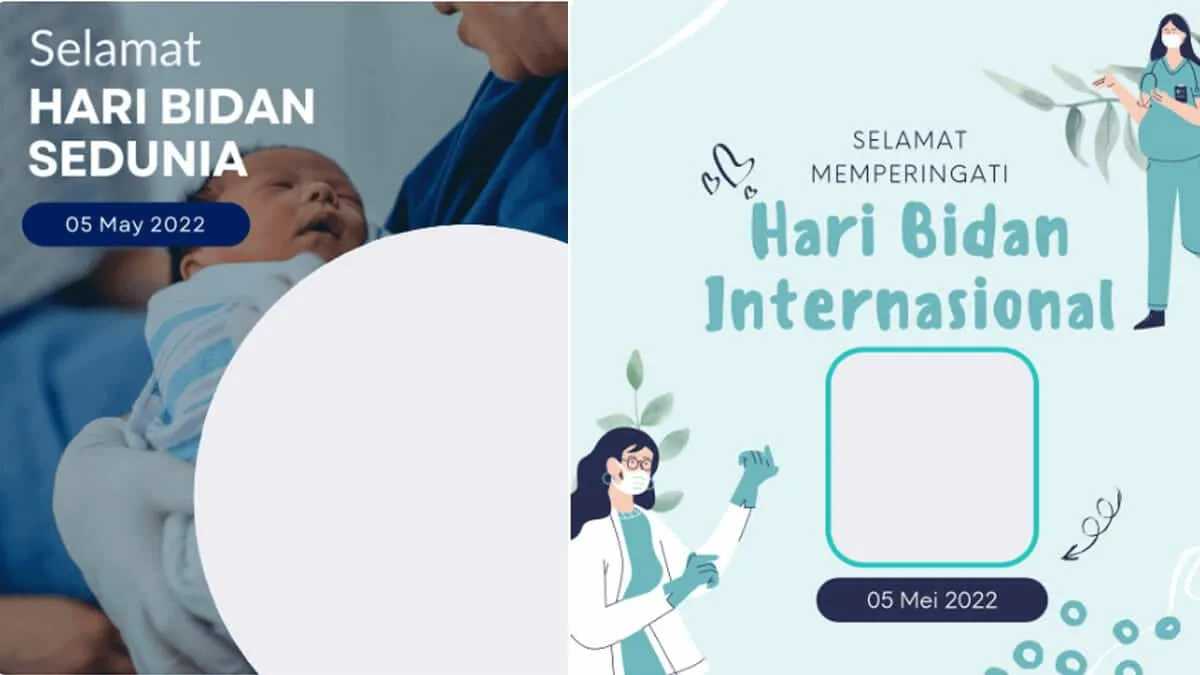 Link Twibbon Hari Bidan Sedunia, Terbaru 2022 Desain Elegan