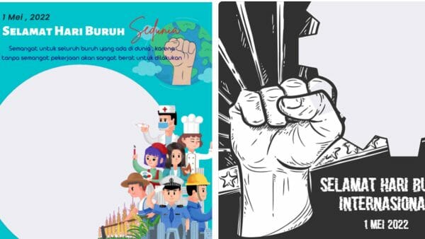 Link Twibbon Hari Buruh Internasional 2022, Terbaru untuk May Day