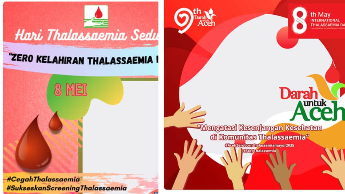 link twibbon hari Hari Thalassemia Sedunia