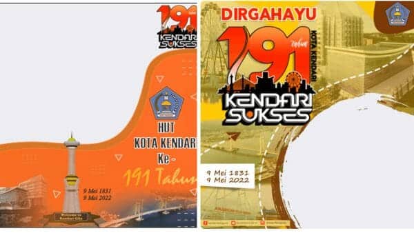 Link Twibbon HUT Kendari ke-191, Terbaru 2022 untuk Foto Profil IG dan TikTok