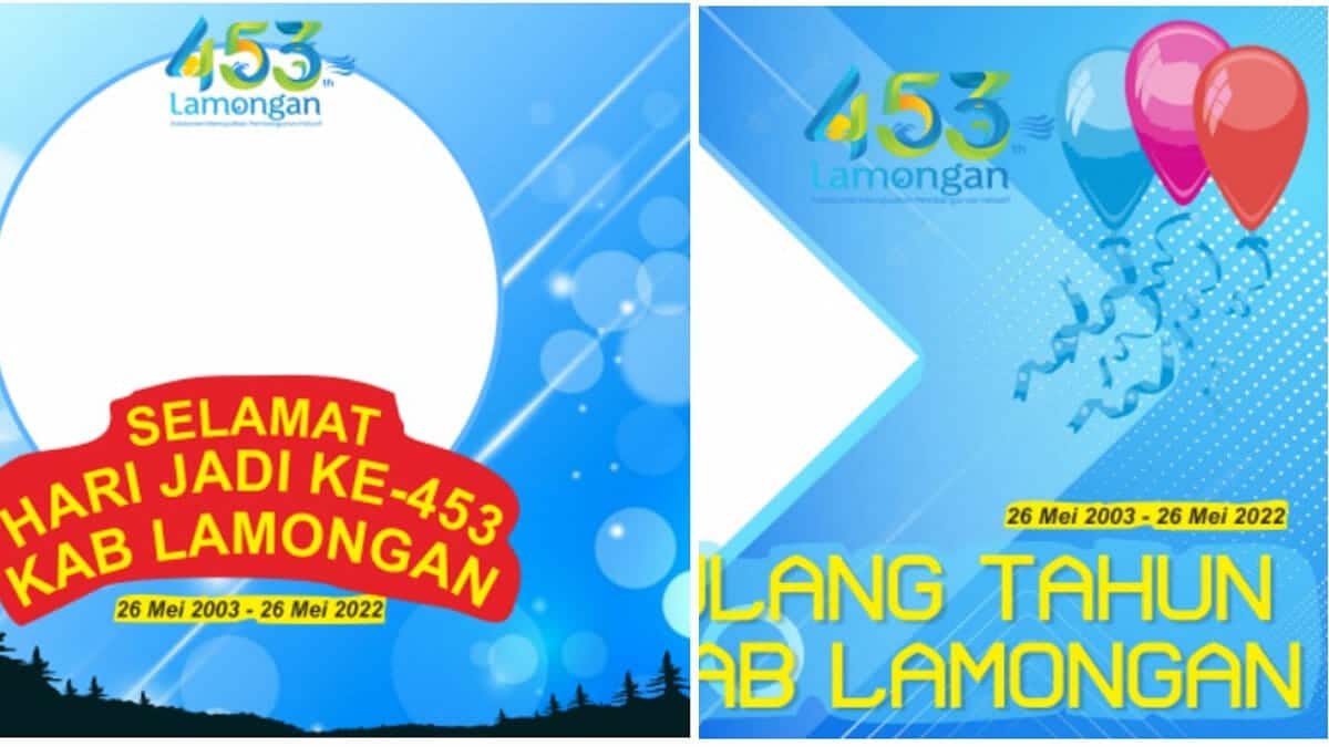 link twibbon HUT Kabupaten Lamongan ke-453