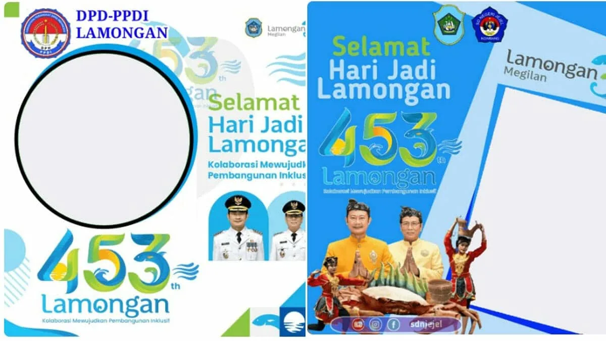 twibbon HUT lamongan ke-453 terbaru