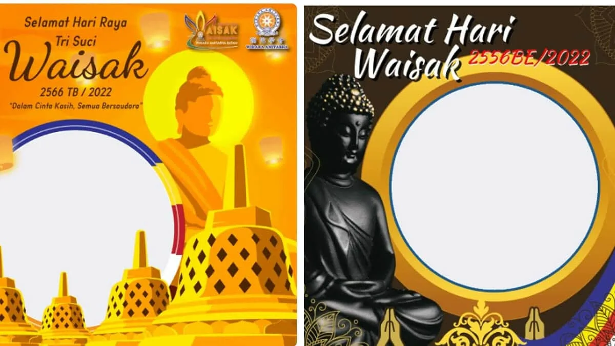 Link Twibbon Hari Raya Waisak 2022 Terbaru dengan Desain Elegan untuk Share di Medsos