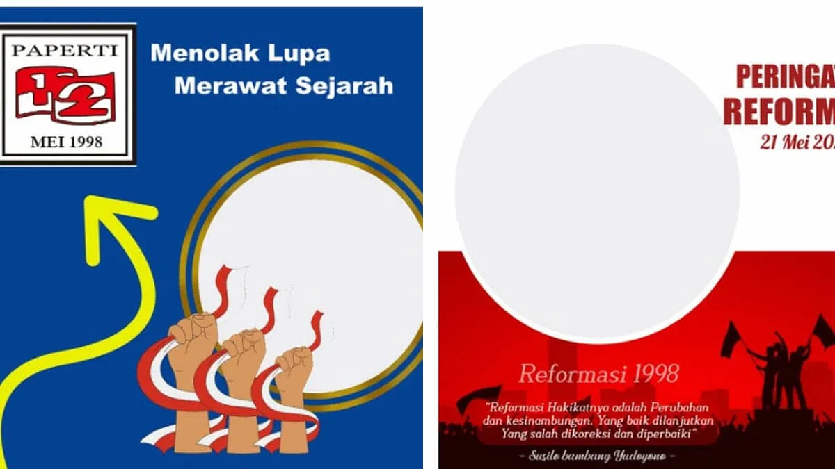 Link Twibbon Hari Peringatan Reformasi 2022, Terbaru Desain Kekinian dan Gratis