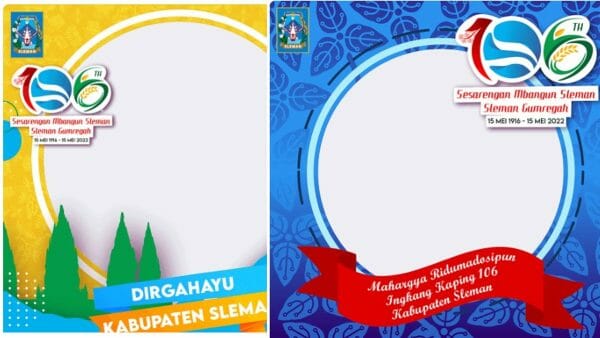 Link Twibbon HUT Kabupaten Sleman ke-106, Terbaru 2022 Desain Keren dan Gratis