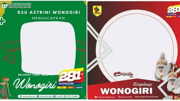 Link Twibbon HUT Kabupaten Wonogiri ke-281, Terbaru Mei 2022 untuk Foto Profil IG dan FB