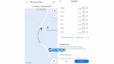 cara mendaftarkan alamat di Google Map lewat hp