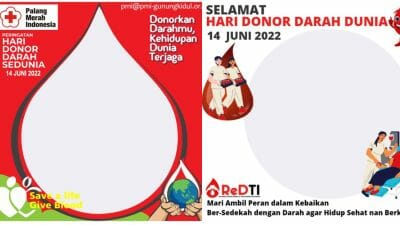 Link Twibbon Hari Donor Darah Sedunia 2022, Terbaru Bingkai Digital FB dan IG