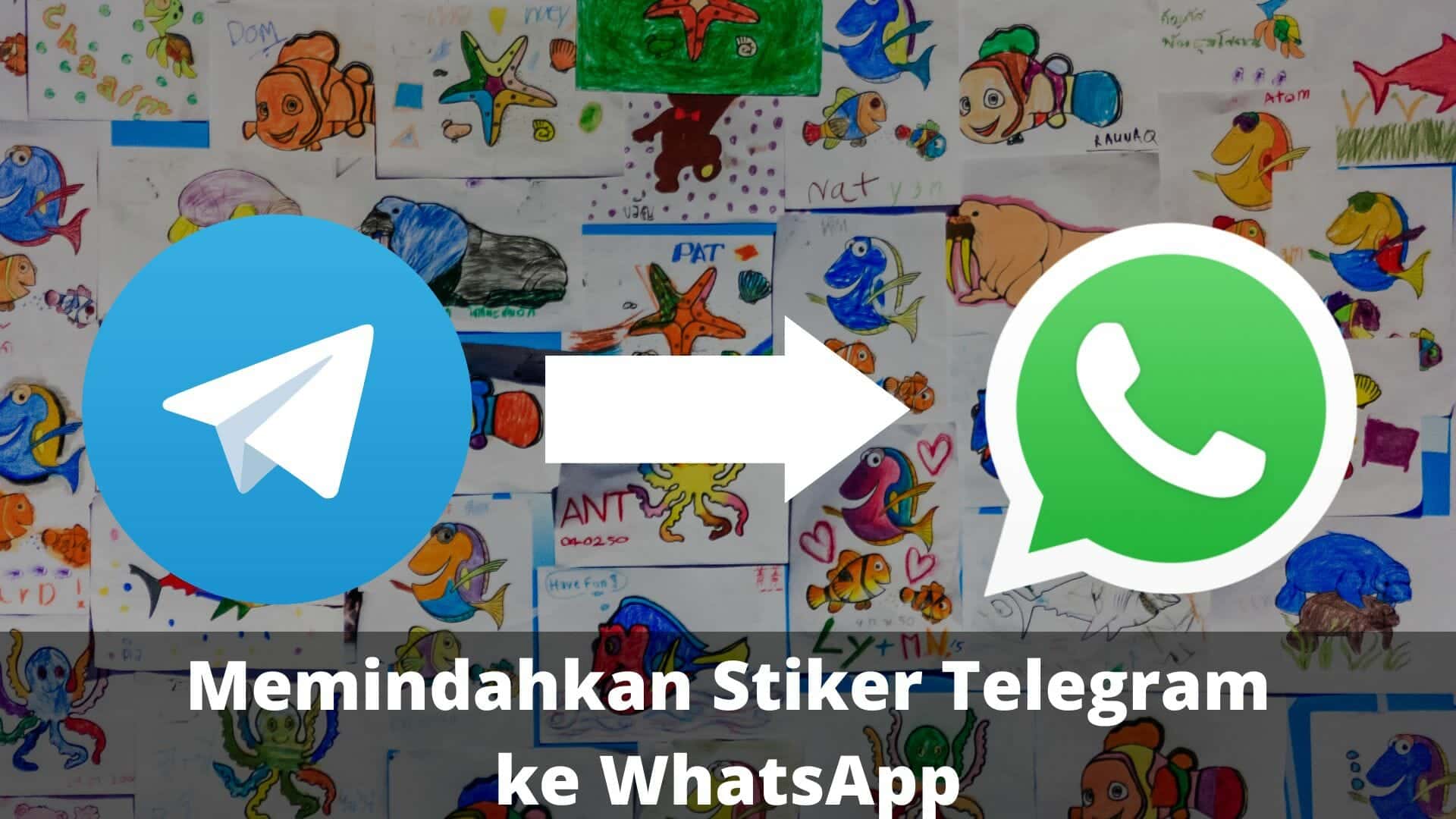 cara menyimpan stiker Telegram ke WhatsApp
