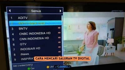 Cara Mencari Channel TV Digital Secara Manual Dengan Mudah
