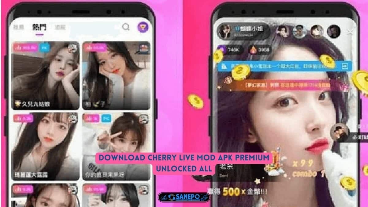 Download Cherry Live Mod APK Premium Unlocked All
