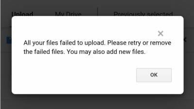 kenapa tidak bisa upload file di Google Form