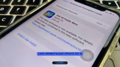 Cara Membatalkan Update iOS 16 di Semua HP iPhone