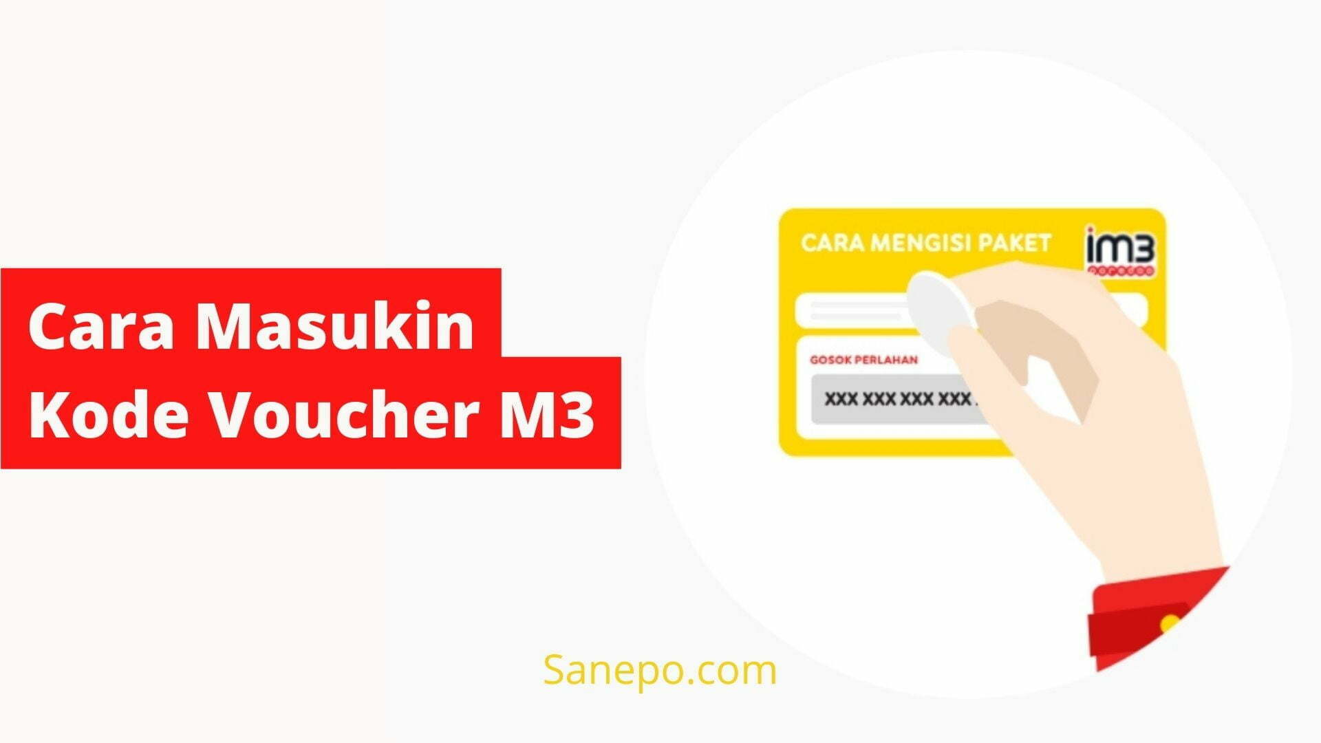 masukin kode voucher M3