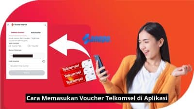 cara memasukan voucher Telkomsel di aplikasi