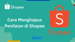 cara menghapus penilaian di Shopee