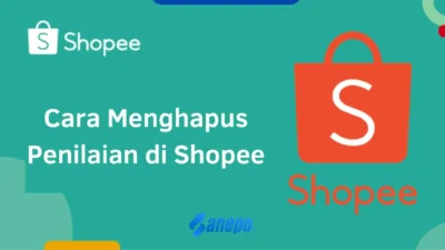 cara menghapus penilaian di Shopee
