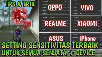 Sensitivitas FF Auto Headshot 2023 Semua Tipe HP Lengkap, Cek DISINI