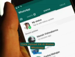 Cara Upload VN di Status Whatsapp dengan Mudah