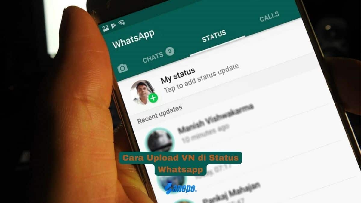 Cara Upload VN di Status Whatsapp