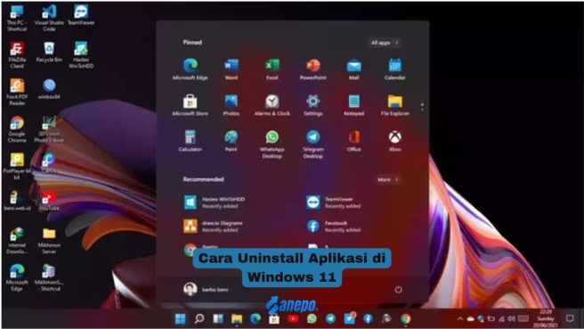 Cara Uninstall Aplikasi di Windows 11
