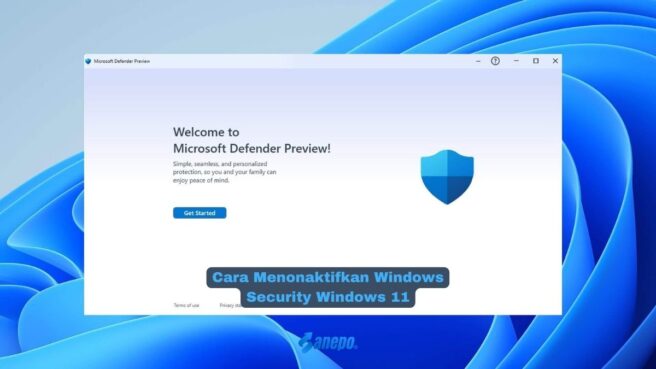 Cara Menonaktifkan Windows Security Windows 11