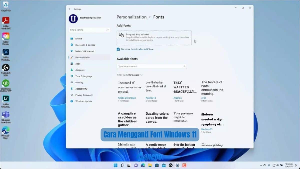 Cara Mengganti Font Windows 11 Menggunakan Aplikasi Pihak Ketiga 2700