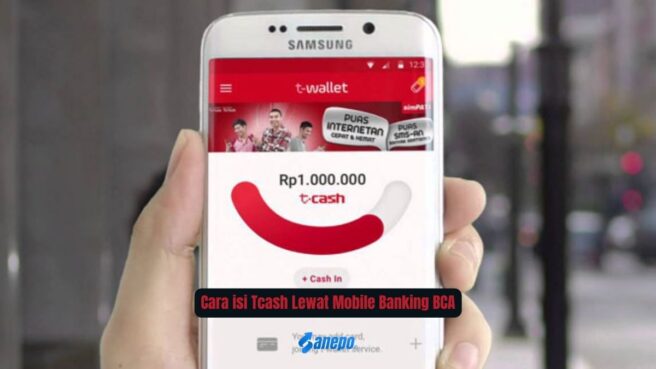 Cara isi Tcash Lewat Mobile Banking BCA