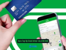Cara Top Up Grab Driver via ATM BCA Paling Mudah