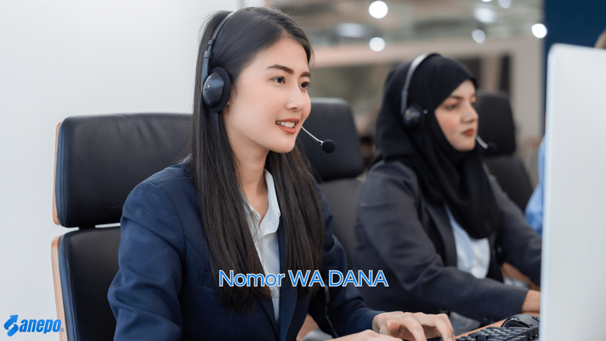 Ilustrasi gambar customer service atau nomor wa dana