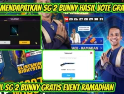 Cara Klaim SG 2 M1887 Bunny Order Gratis di Free Fire, Kapan Bisa di Ambil?