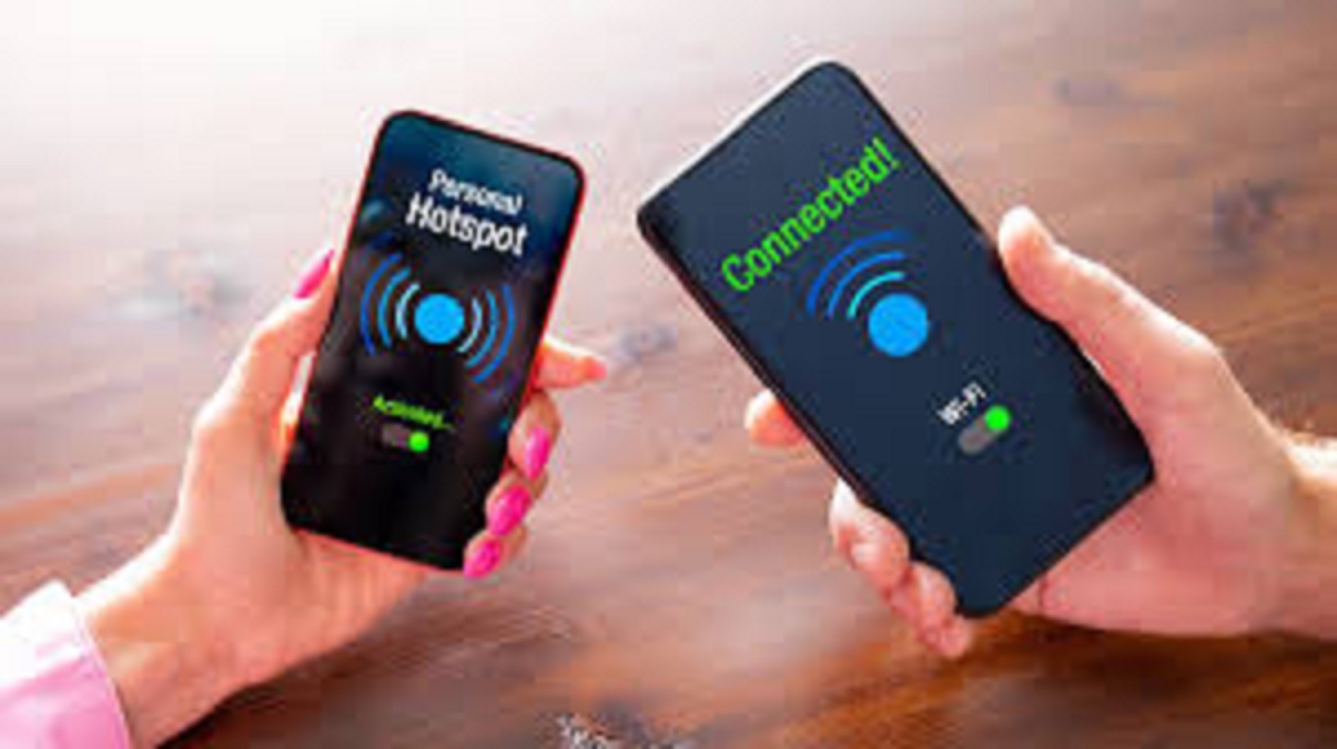 Cara membatasi hotspot iPhone.d.