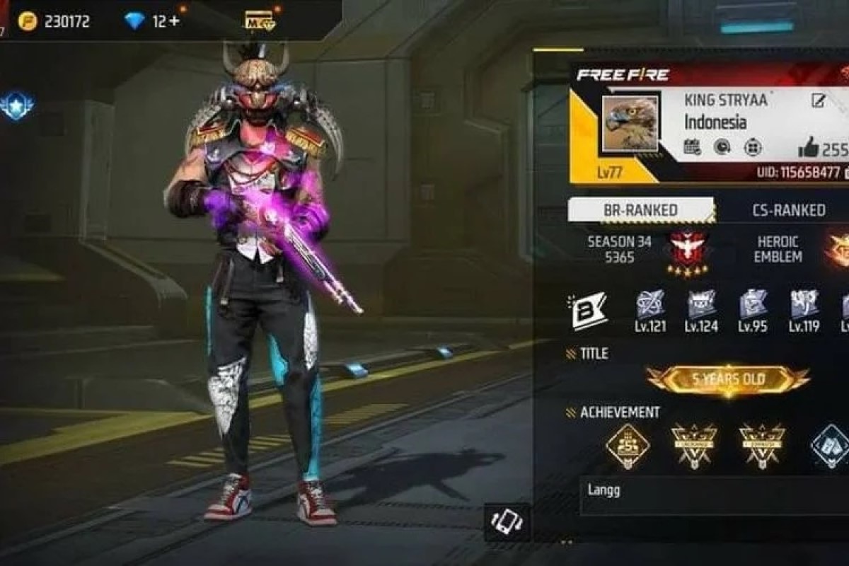 20 Akun FF Sultan dengan SG2 OPM dan Skin Eksklusif